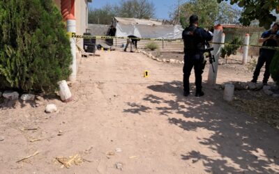 Asesinan a tres en la Guamuchilera .