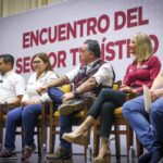 Imelda Castro y Enrique Inzunza sostienen diálogo con el sector turístico de Mazatlán.