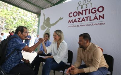 Con su ‘Equipo del Bienestar’, Estrella Palacios lleva ‘Contigo Mazatlán’ al Infonavit Playas.