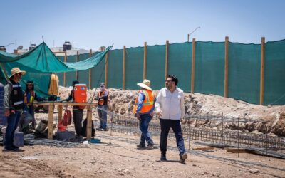 Juan de Dios Gámez supervisa obra de Planta Potabilizadora Sur, primera de cuatro que garantizarán agua para Culiacán