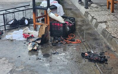 Joven resulta con quemaduras tras un incendio en una menudería de Mazatlán.
