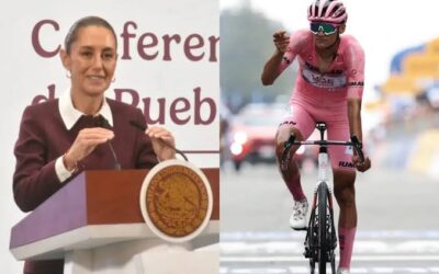 La Presidenta, Claudia Sheinbaum, felicitó a Isaac del Toro, por obtener el subcampeonato en el Giro de Italia 2025.