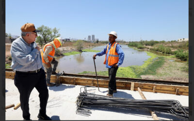 El puente Santa Fe será circuito facilitador y descongestionador de tráfico, señala Rocha, al supervisar avances de obra