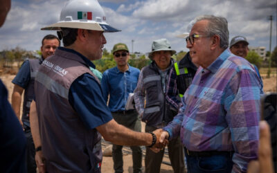 Al supervisar avances del Malecón Margen Izquierdo, Gobernador Rocha afirma que la obra dará mejor calidad de vida a Culiacán.