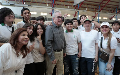 Resalta Gobernador Rocha el valor de los jóvenes en acciones por la paz y contra adicciones
