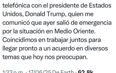 Le dan premio de consolación a presidenta Claudia Sheinbaum. Recibe llamada de Donald Trump.