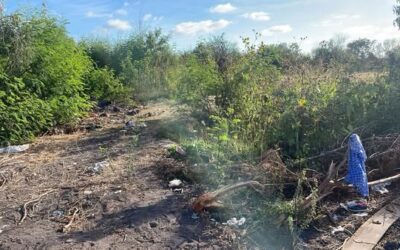 Hallan a uno putrefacto, en una fosa clandestina ubicada junto a unas parcelas de Costa Rica, en Culiacán.