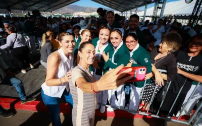En Baja California, presidenta Claudia Sheinbaum Sheinbaum inaugura primera etapa del hospital general regional No 23 del IMSS en Ensenada .