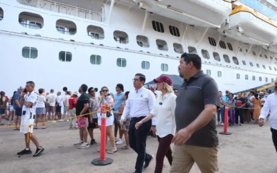 Mazatlán cierra primer semestre con más de 326 mdp en derrama económica por cruceros
