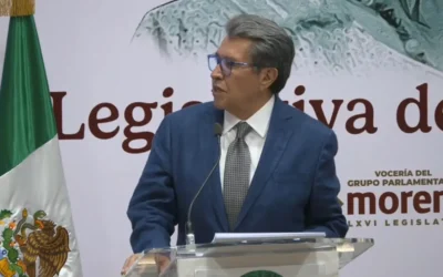 Diputado Ricardo Monreal anuncia que el lunes se abordará la Ley de lavado de dinero.