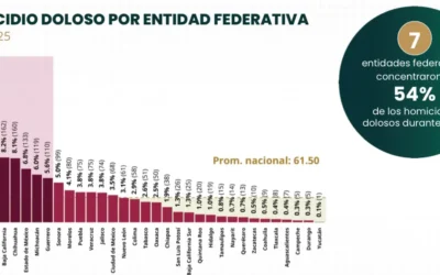 En junio Sinaloa encabeza primer lugar en homicidios del país : SESNSP .