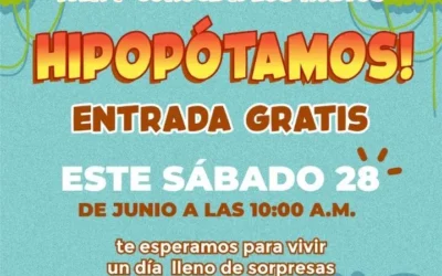 El Zoológico de Culiacán presenta a sus nuevos hipopótamos con fiesta familiar gratuita