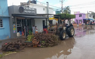 Lluvia en Mazatlán alcanza 50 milímetros; reportan afectaciones menores