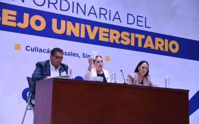 Se mantiene la gestión con autoridades estatales y federales para cumplir con pago de prima vacacional a universitarios: Rector Dr. Jesús Madueña.