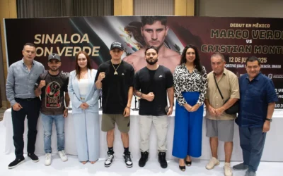 Invitan a la gran pelea de box “Sinaloa con Verde” este 12 de julio en el Polideportivo Juan S. Millán.