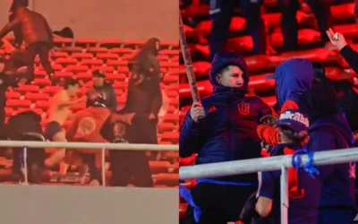 Violencia en el duelo entre Independiente y la U de Chile
