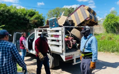 Jurisdicción Sanitaria número 2 ha retirado más de 380 toneladas de cacharros en lo que va del año.