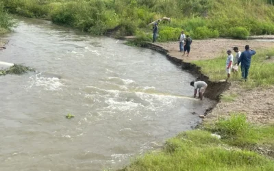 Creciente del Río Presidio desacopla un tramo de la tubería que abastece a Villa Unión.