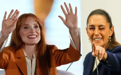 Jessica Chastain, ganadora del Óscar, elogia a Sheinbaum durante visita a México: ‘Admiro a Claudia, me inspira’