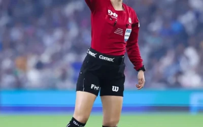 Árbitra Katia Itzel García recibe amenazas tras partido entre Rayados y Cincinnati.