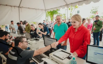 Llevan Brigadas del Bienestar a la plazuela Obregón.