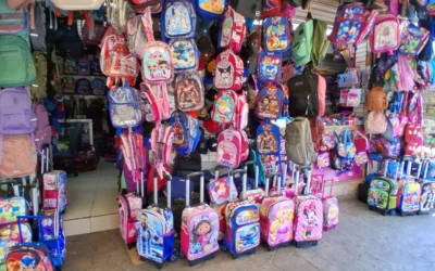 Comerciantes de mochilas en Los Mochis enfrentan fuerte competencia por tiendas chinas