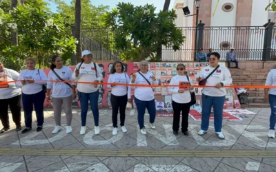 Inician trabajos de restauración del mural de personas desaparecidas en Catedral de Culiacán