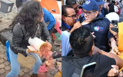 Vendedores ambulantes enfrentan a trabajadores de la alcaldía de Benito Juárez para evitar desalojo en Xoco