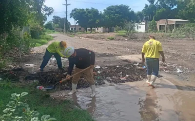 Alcaldesa de Guasave pide no tirar basura para prevenir inundaciones