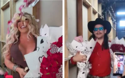 Manuel Turizo consiente a Wendy Guevara con flores «buchonas»