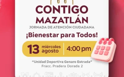 Llevará Estrella Palacios este miércoles ‘Contigo Mazatlán’ a Pradera Dorada II.