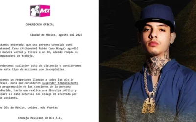DJs mexicanos cancelan a Natanael Cano tras agresión en pleno show