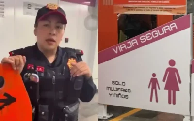 Policía causa polémica al negar acceso a mujer trans en área exclusiva en el Metro de CDMX