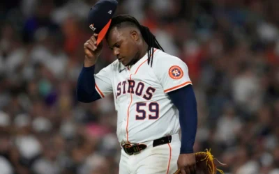 Framber Valdez en la polémica tras golpear a su propio cátcher