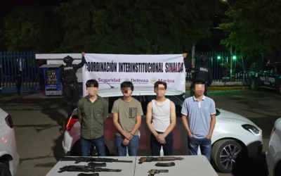 En Mazatlán, Grupo Interinstitucional asegura a un civil que circulaba en una motocicleta con reporte de robo