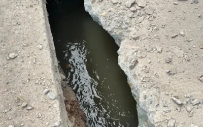 Iniciará el lunes reparación de socavón en la Avenida Santa Rosa.