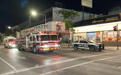Incendio en el centro de Culiacán pone en alerta a Protección Civil: llaman a revisar instalaciones eléctricas