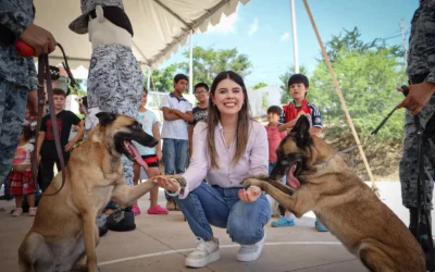 En alianza DIF Culiacán, UAS y Guardia Nacional atienden a familias en Las coloradas a través de la Jornada del Bienestar.