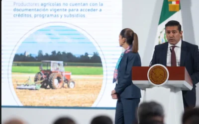 Se presenta decreto en apoyo a pequeños productores agrícolas , orden en concesiones desprivatiza 4 mil millones de M3 de agua.