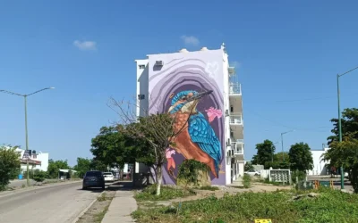 Murales en Alturas del Sur buscan imaginar la ciudad pacífica que se quiere: Vamos Pintando