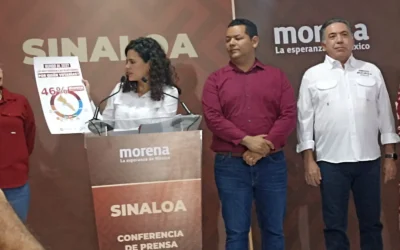 Luisa María Alcalde defiende respaldo ciudadano a Morena en Sinaloa pese a crisis de seguridad y escándalos