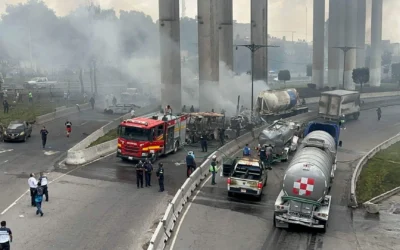 ¿Por qué explotó la pipa de gas en Puente de la Concordia? Esto dijeron las autoridades