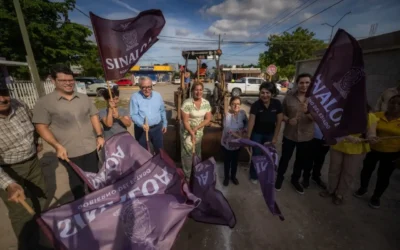 Gobernador del Estado anuncia plan integral para rehabilitar el drenaje en Juan José Ríos