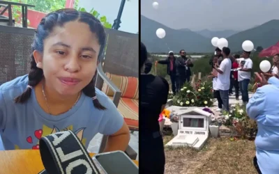 Lupita TikTok conmueve con video del funeral de su bebé y revive escándalo con su esposo preso