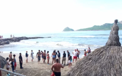 Dos turistas de Chihuahua son rescatados de morir ahogados en el mar