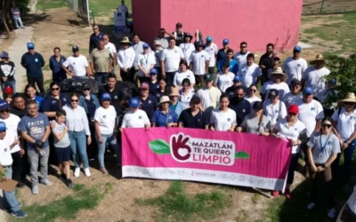 Jumapam participa en el programa ‘Con ‘Mazatlán te quiero limpio’ y se recolectan 109 metros cúbicos de basura en 2 horas