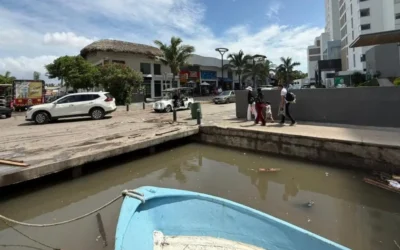 JUMAPAM verifica que marea causó los encharcamientos en Zona Dorada