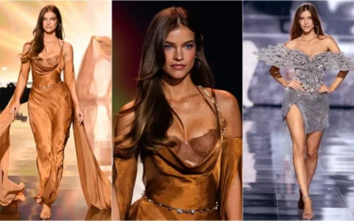 ¡Imparable! Barbara Palvin desfiló con el pie roto en el show de Victoria’s Secret