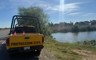 Aviso de peligro por avistamiento de cocodrilo en La Laguna, cerca de Las Glorias