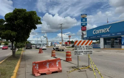 Iniciará el lunes reparación de socavón en la Avenida Santa Rosa